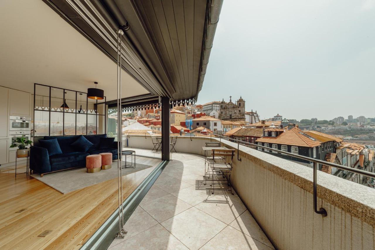 Downtown Penthouse With River View By Vacationy Porto Luaran gambar