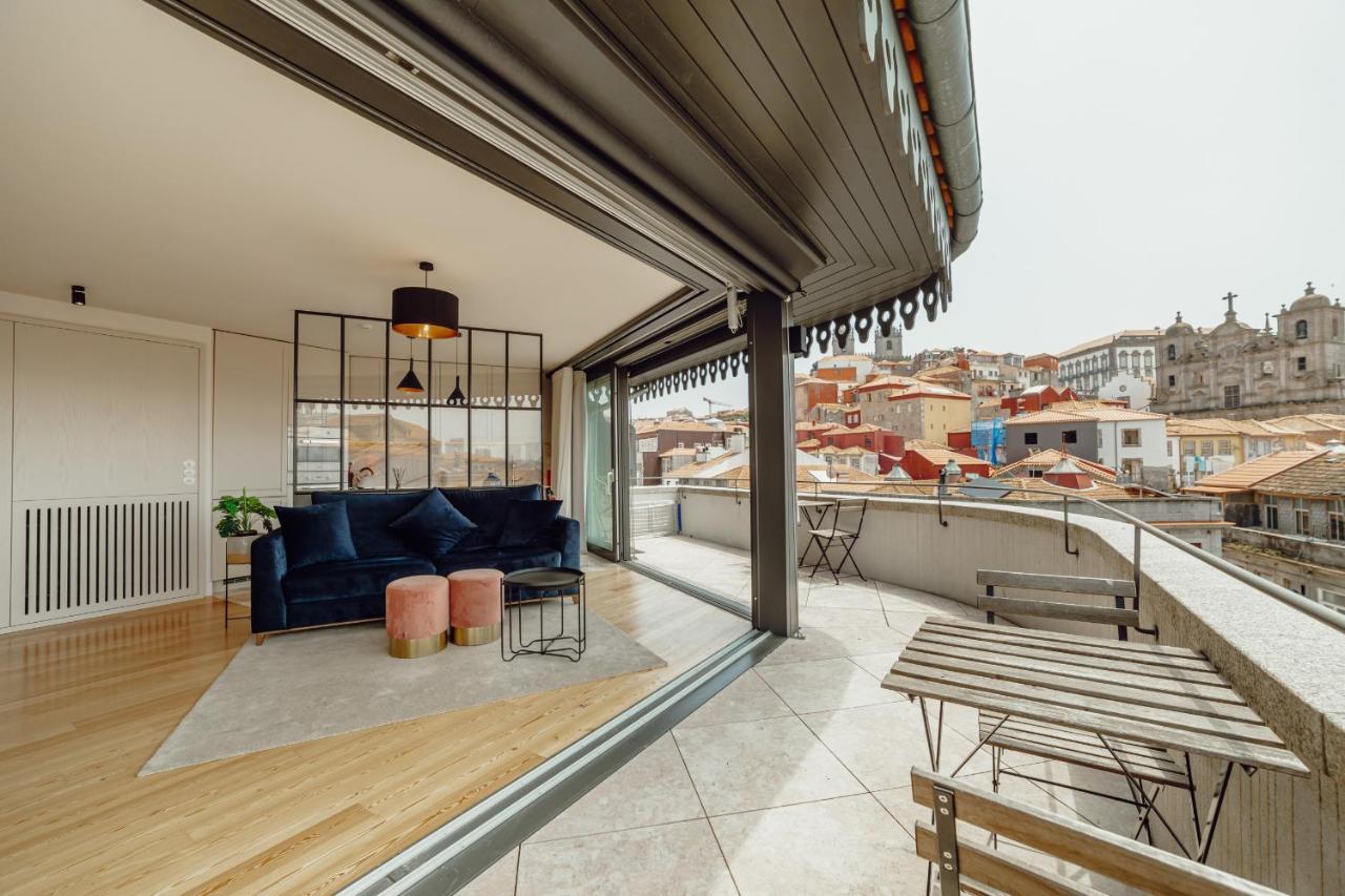 Downtown Penthouse With River View By Vacationy Porto Luaran gambar
