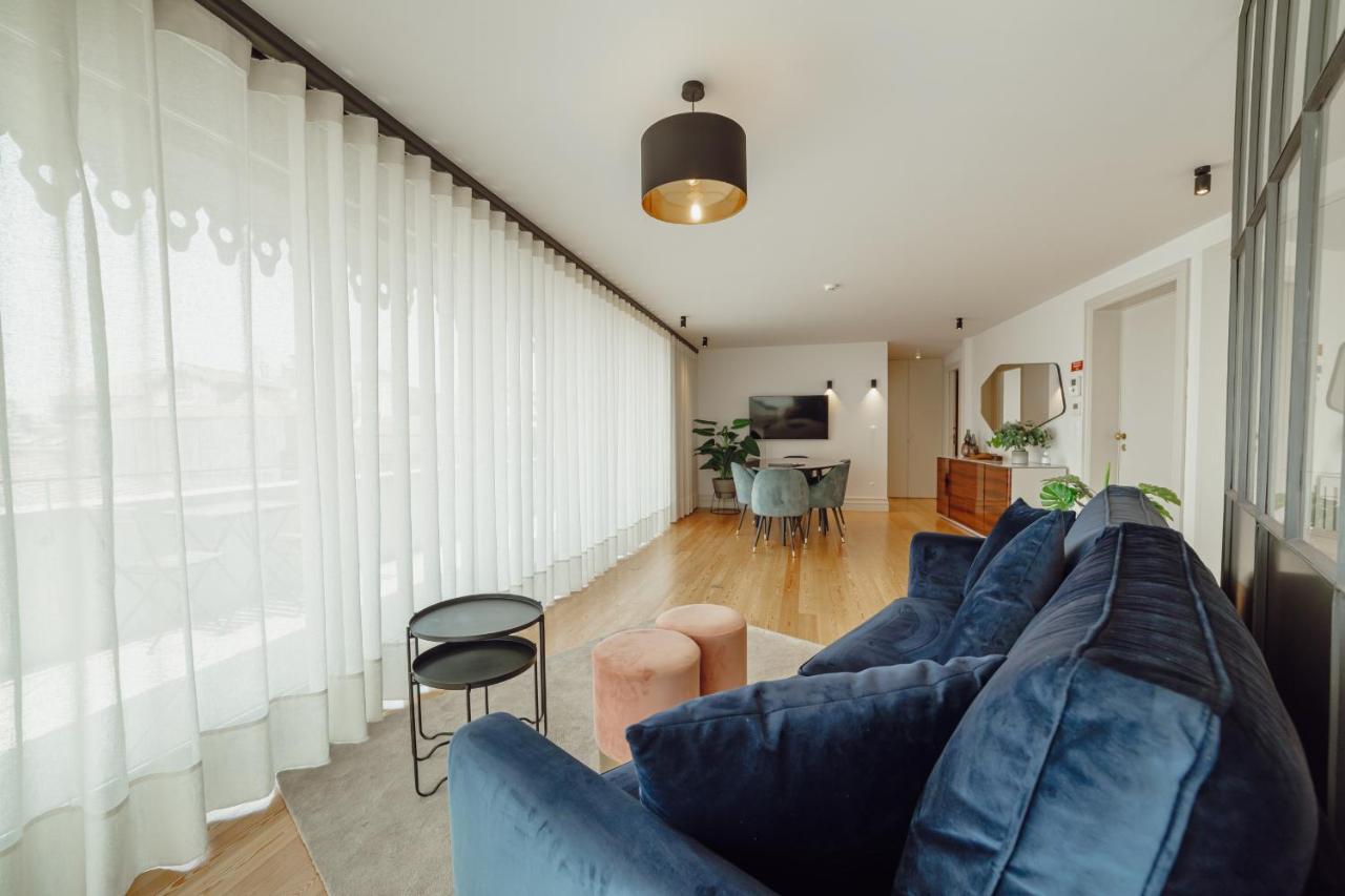 Downtown Penthouse With River View By Vacationy Porto Luaran gambar